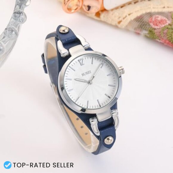Leather Strap Quartz Watch Elegant Minimal Classic Women\'s Wristwatch Thin main image 7